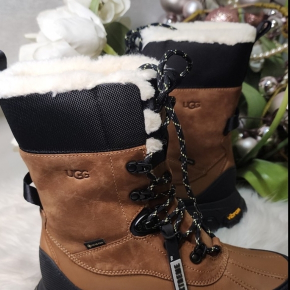 Ugg Adirondack Meridian Chestnut Women Boots Brand New - Picture 5 of 5